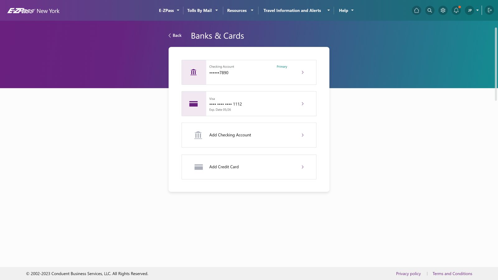 Redesigned Banks and Cards